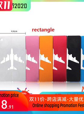 1 Pcs Aluminium Travel Luggage Baggage Tag Suitcase Identity