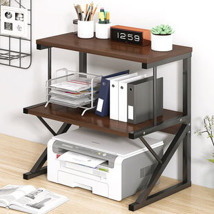 Printer storage rack office table desktop file small shelf