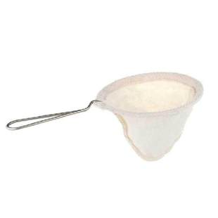 Reusable Coffee Filter Bag Stainless Steel Handle Flannel