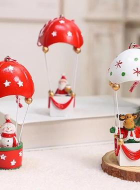Christmas Parachute Flying Toys Santa Claus Snowmen Parachut