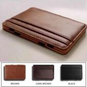 E7Z7 Leather allets Purse Holder logo Credit Wallets Card