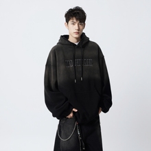 重磅潮牌加绒卫衣男款2025新款加厚美式秋冬帽衫连帽外套上衣复古