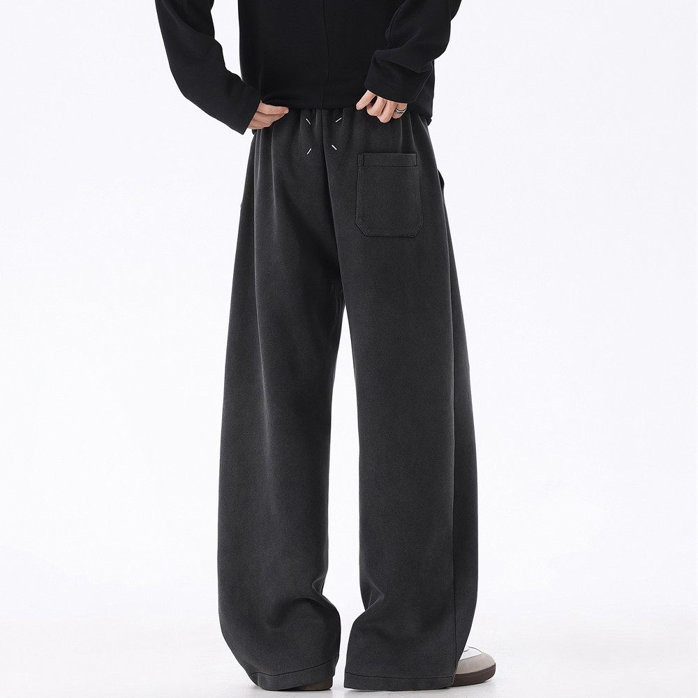 卫裤男女生情侣裤子秋冬季新款加绒直筒弯刀宽松运动裤休闲裤长裤,男装,休闲裤,淘宝优惠券,粉丝福利购,淘宝优惠卷