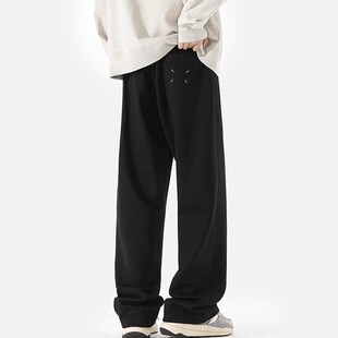 子2026春季 新款 大码 直筒裤 休闲长裤 男生裤 宽松百搭帅气运动裤 卫裤