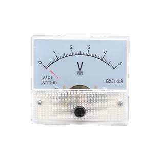 85C1型直流指针式电压小表头模拟5/10/15/20/30/50/100/200/300V