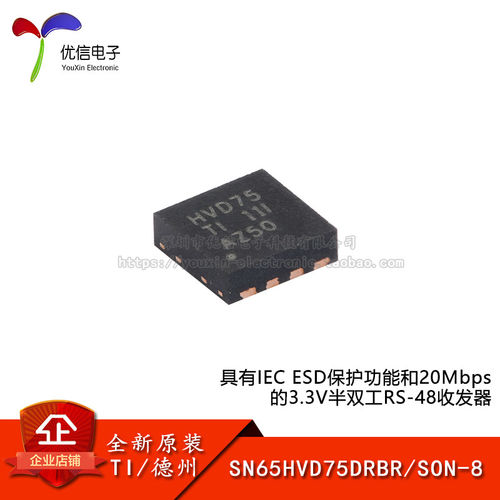 原装SN65HVD75DRBR收发器芯片