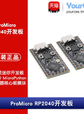 ProMicro RP2040开发板_4/16MB 树莓派迷你开发板 RP2040 核心板