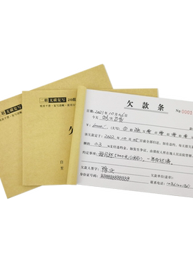 精选--借条-欠款条-支持定制