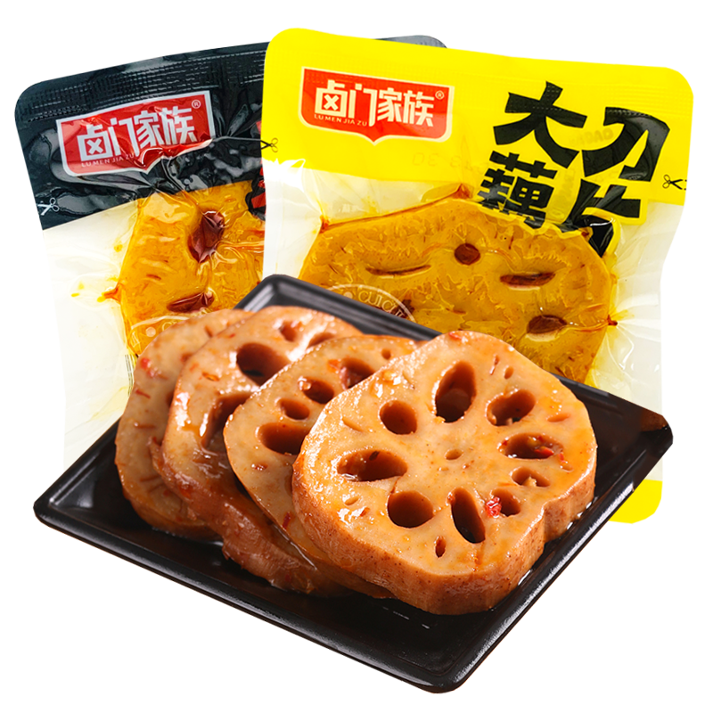 卤门家族大刀藕片大包黑鸭脆莲藕丁蔬菜干解馋即食零食刀刀藕下饭