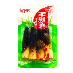 网红手剥笋泡椒味大包开袋即食卤门家族手撕笋老汤味酸辣零食小吃