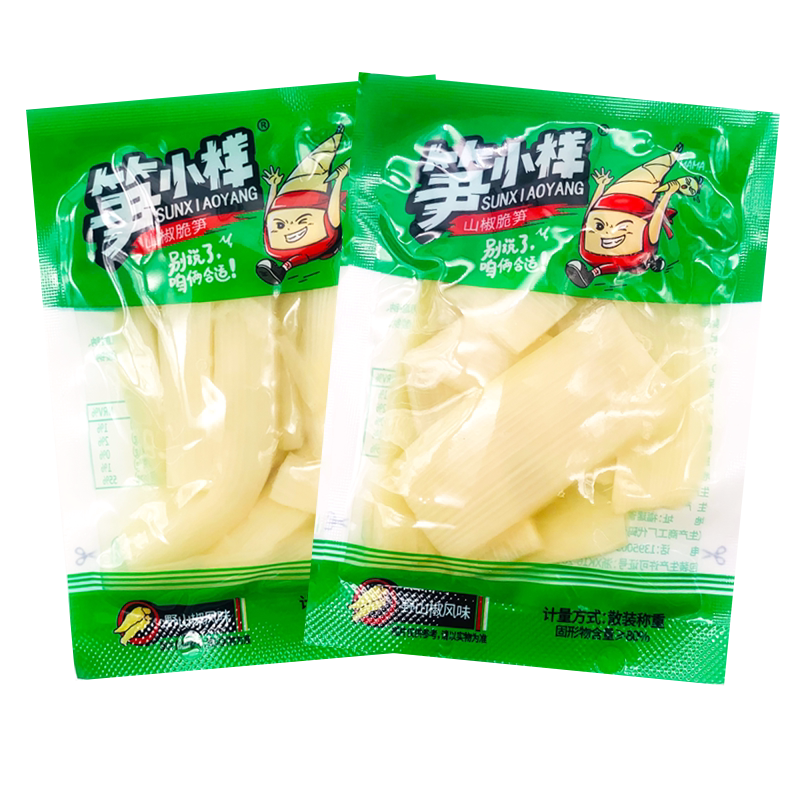 笋小样山椒脆笋小包装笋大样泡椒竹笋片条即食酸辣年货零食小吃