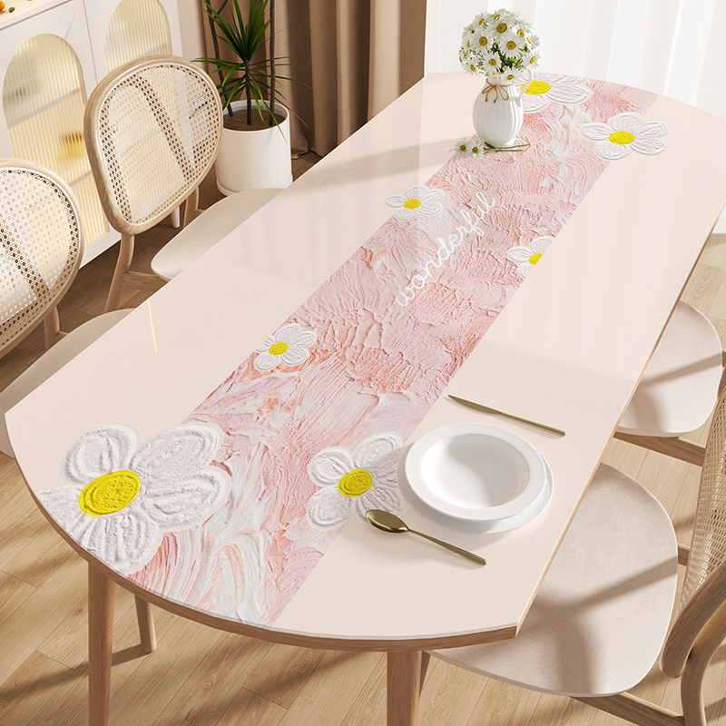 防烫PVC桌垫防水防油免洗