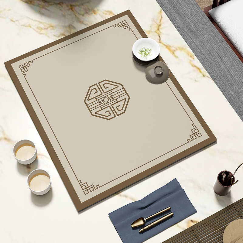 中式硅藻泥茶席茶垫沥水垫茶旗垫子茶桌台面茶水垫杯垫茶杯吸水垫