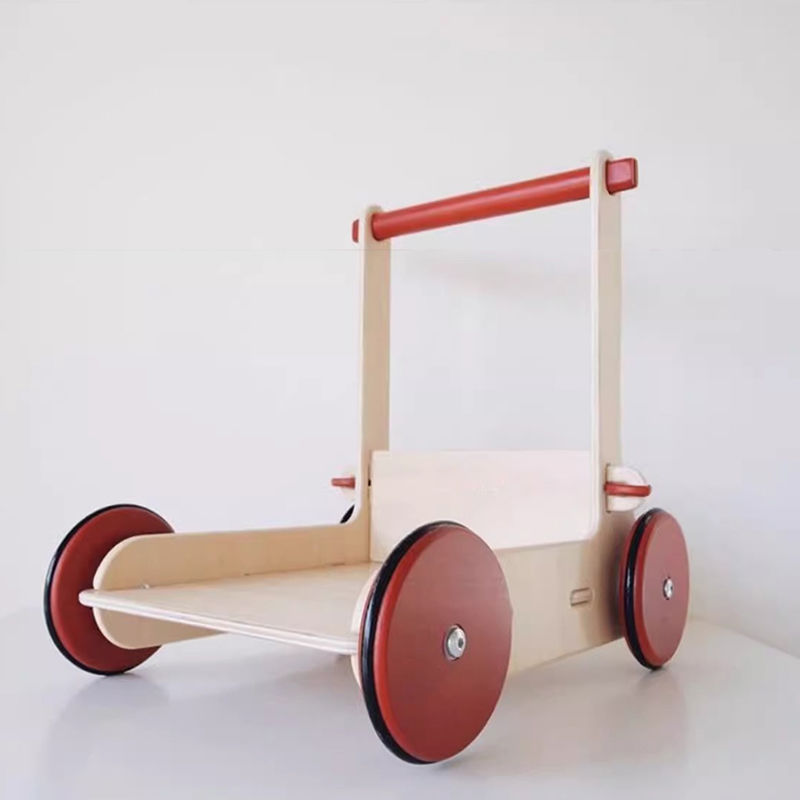 手推学步车婴幼儿童助步车丹麦moover一岁宝宝学走路神器木质玩具