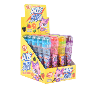 闪炫麦霸玩具糖果闪光话筒棒棒糖麦克风糖果新奇玩具水果味糖果