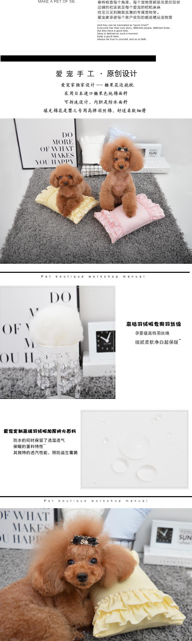 Gối Teddy cún con chó con chó con Chó con có thể giặt vật nuôi ôm đồ chơi gối vật nuôi chó - Mèo / Chó Đồ chơi đồ chơi cho mèo tự chơi