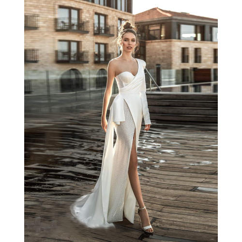 Women sexy party evening dress 2022两件套亮片礼服裙性感宴会
