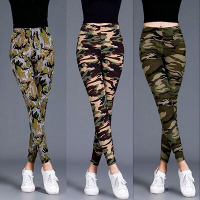 Workout gym high waist leggings slimming feet pants cropped