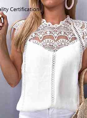 sin mangas sólido camisa mujeres blusa ropa camisa