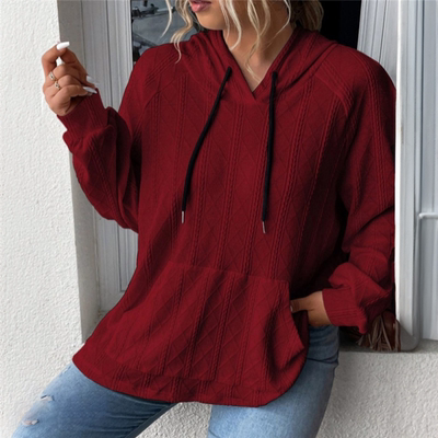 Women's large sweaters Fall hoodies Casual blouse tops 卫衣