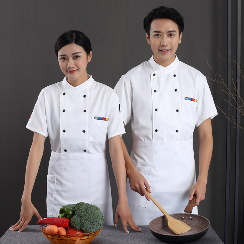 厨师服短袖酒店西餐厅饭店学校食堂厨房厨师工作服男长袖夏季薄款|ruв категории Женская одежда, костюм/студенты школьную форму/обмундирования, отель обмундирования - от Buy2taobao.com для оказания профессиональной услуги покупки агента Taobao