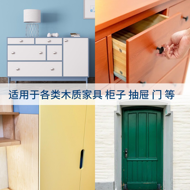 水性漆木器漆清漆家具翻新改色木质门白漆油漆家用自刷涂料木头漆