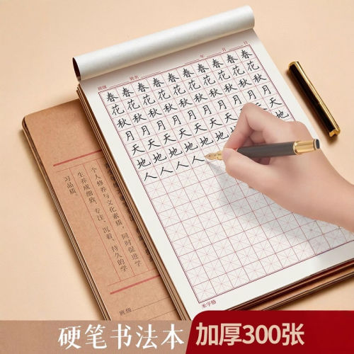 田字格硬笔书法每日一练练字本