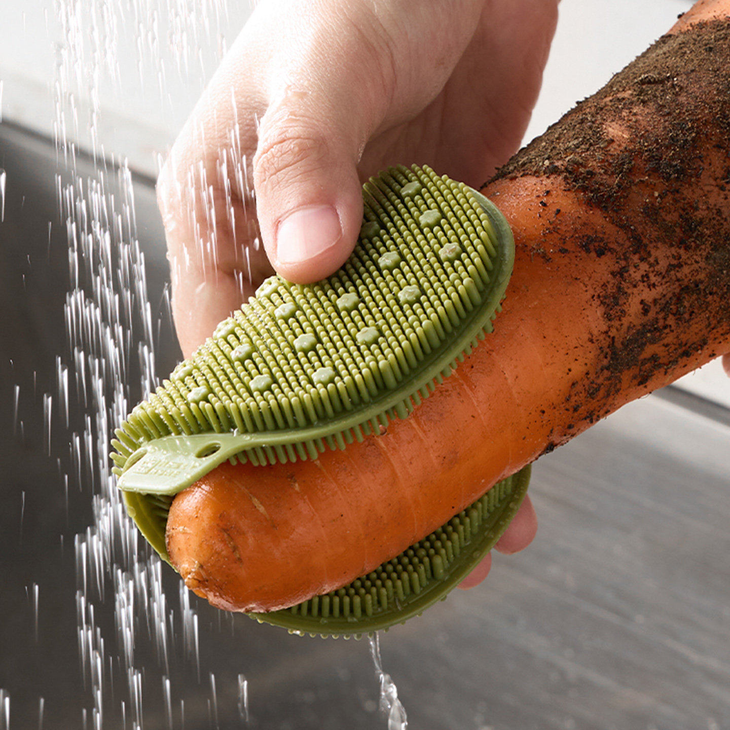 洗菜专用刷子果蔬厨房专用多功能清洁刷硅胶双面超柔软洗菜蔬果刷,家庭/个人清洁工具,厨房用刷,淘宝优惠券,粉丝福利购,淘宝优惠卷