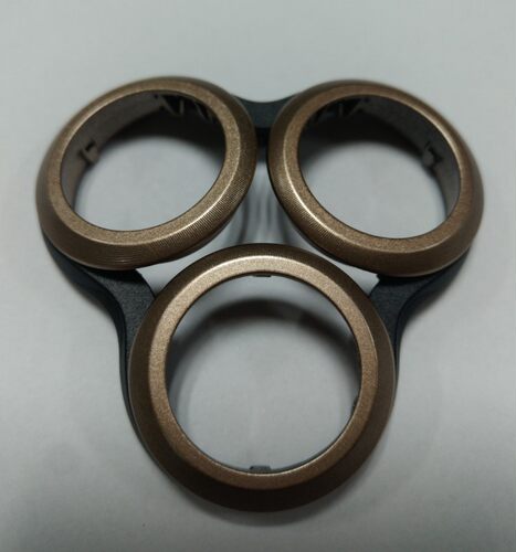 适用于正品飞利浦剃须刀S8860 S8870 S8880 卡门刀框 配件 金色