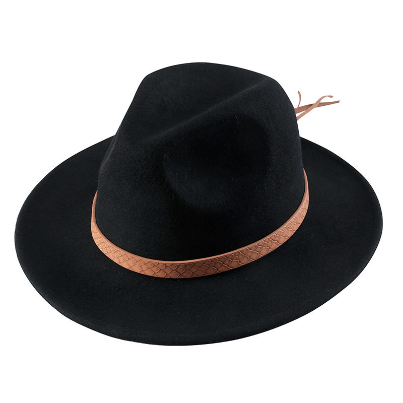 毡帽礼帽纯羊毛英伦欧美潮帽毛呢时尚西部风情皮带爵士帽工厂|ruв категории Аксессуары, шляпа - от Buy2taobao.com для оказания профессиональной услуги покупки агента Taobao