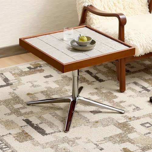 中古风创意方形茶几小户型