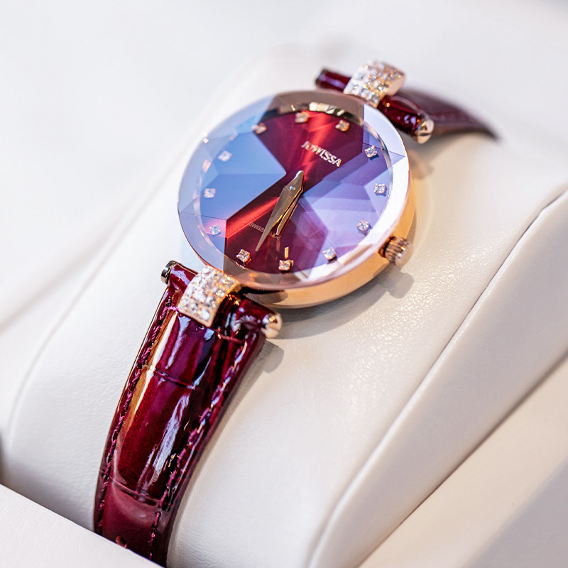 左薇莎瑞士原装进口女士名牌手表女轻奢小众带钻表新年本命年礼物