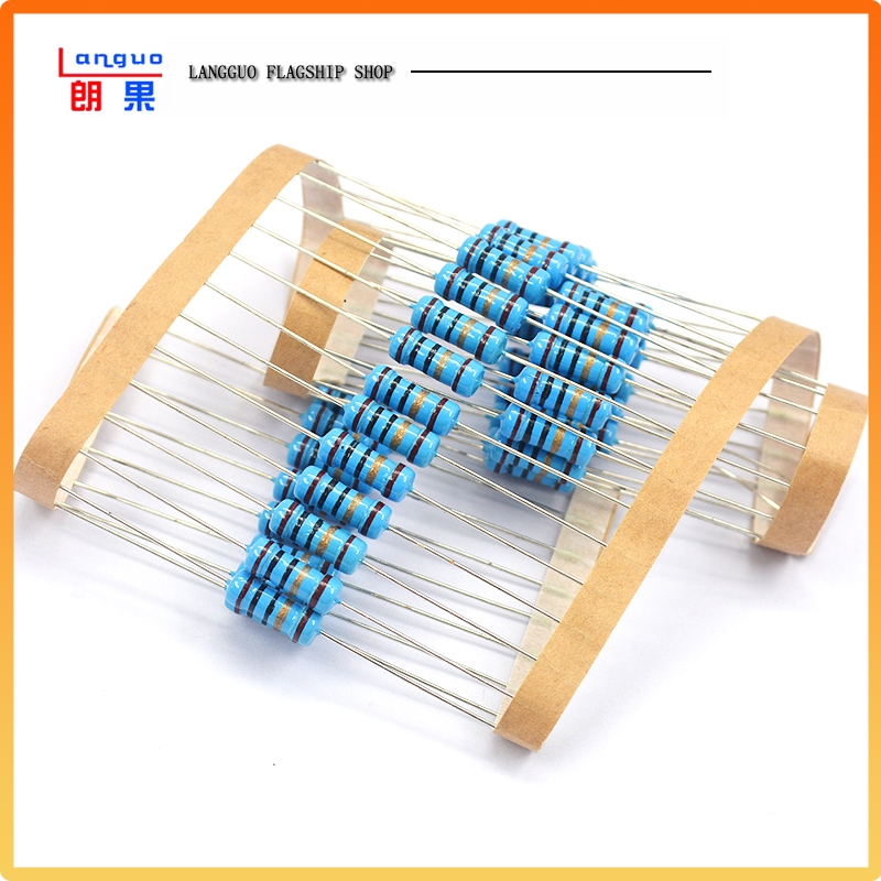 1W金属膜电阻1%五色环2K20200