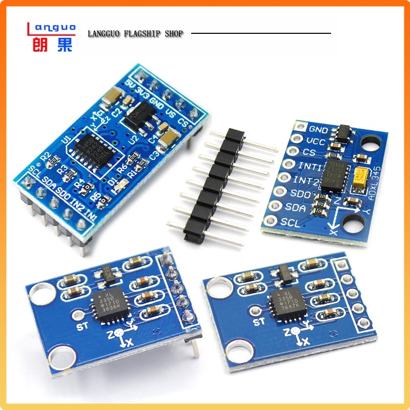 ADXL345 ADXL335数字式 加速度倾斜度角度传感器模块感应 送资料