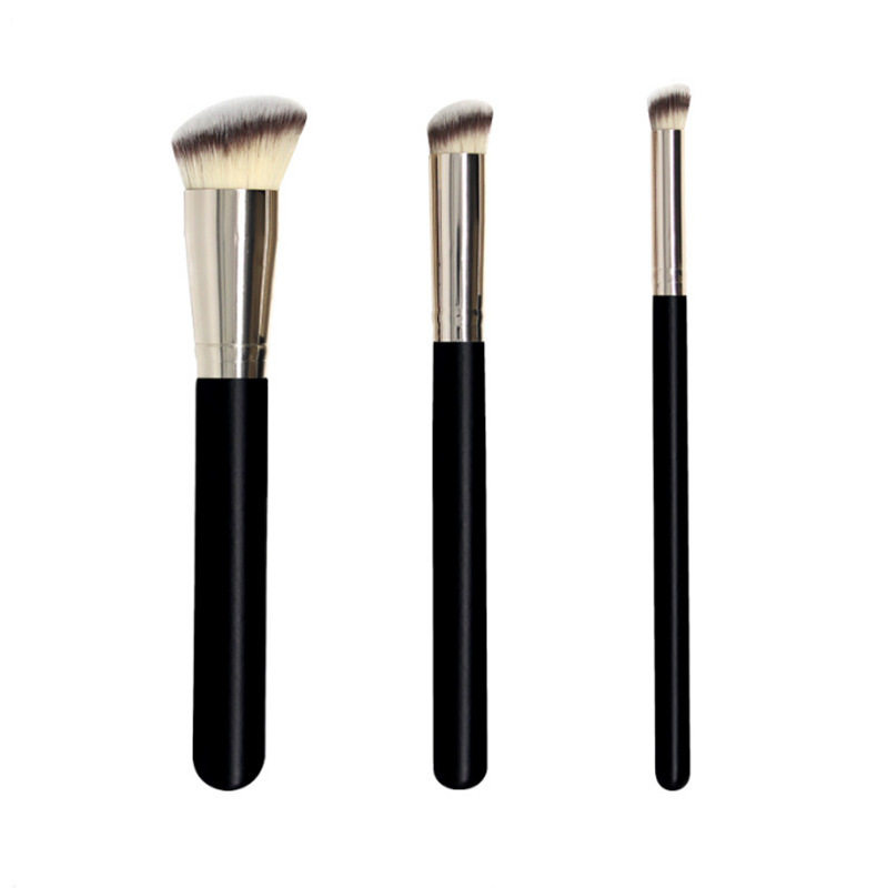 er flat flat head square liquid foundation brush fiber hair