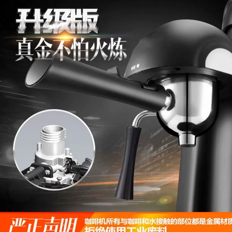 Máy pha cà phê tại nhà máy pha cà phê tự động nhỏ tại nhà văn phòng tập trung hơi nước tức thì để tạo bọt sữa Ý có thể đánh được - Máy pha cà phê