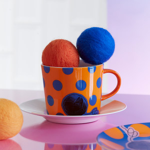 轻奢礼盒装骨瓷咖啡杯碟几致联名