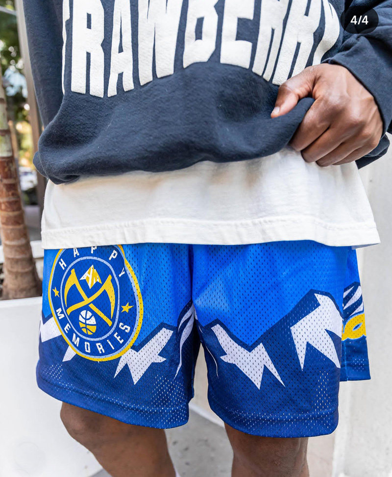 FOAG夏季新款篮球运动网眼速干短裤 美式潮牌宽松健身休闲四分裤