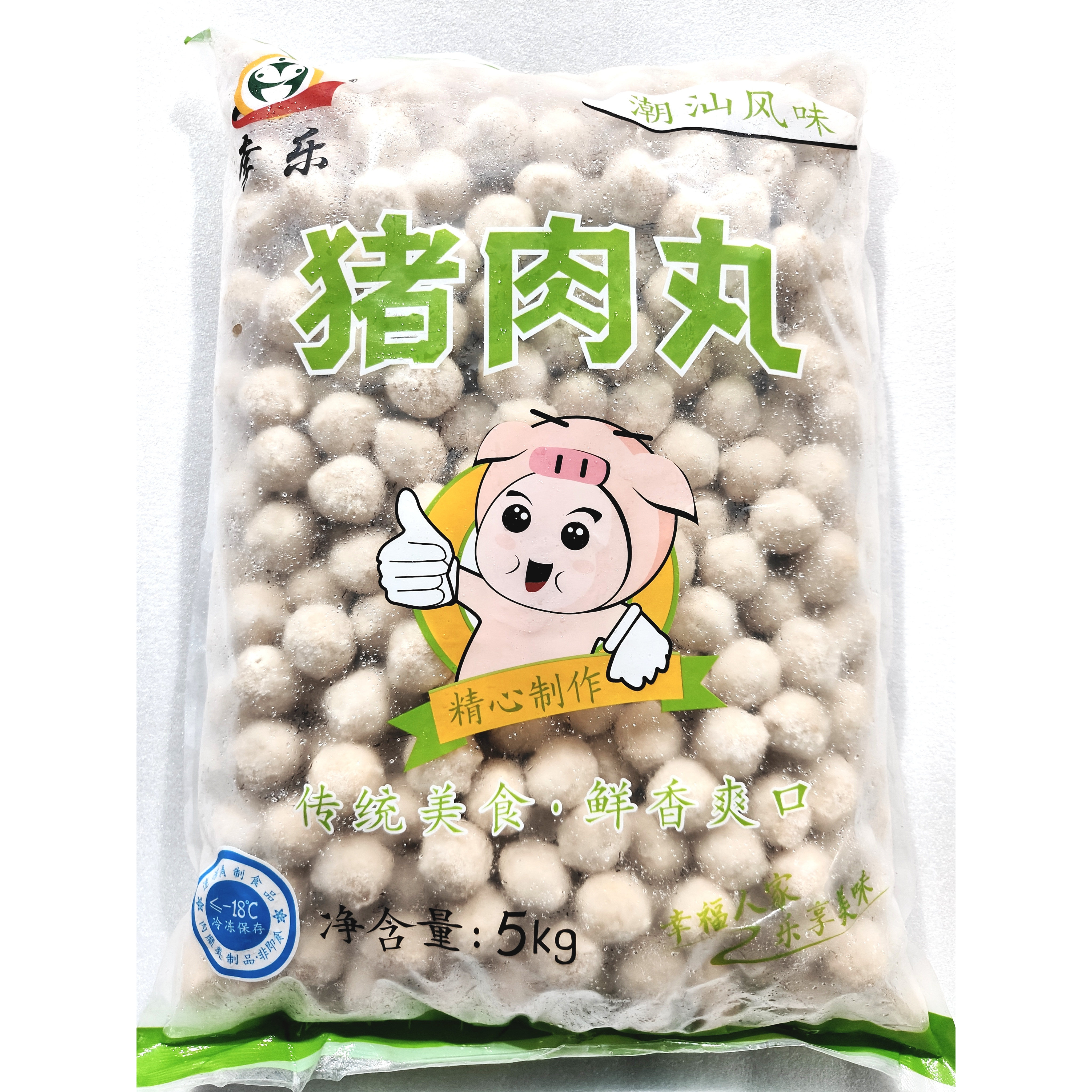 幸乐猪肉丸口感爽脆正宗潮汕味道图片