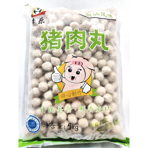 幸乐猪肉丸口感爽脆正宗潮汕味道