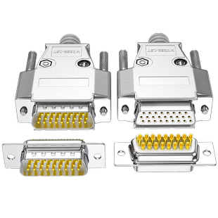 全铜DB26 3排26针焊线式 26针插头 连接器 公头 母头 DB26三排26P