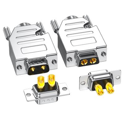 2W2/2V2焊线式插头40A大电流插座