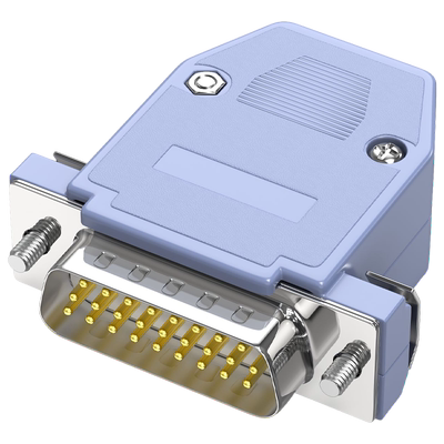 DB26实心针插头三排公头母头