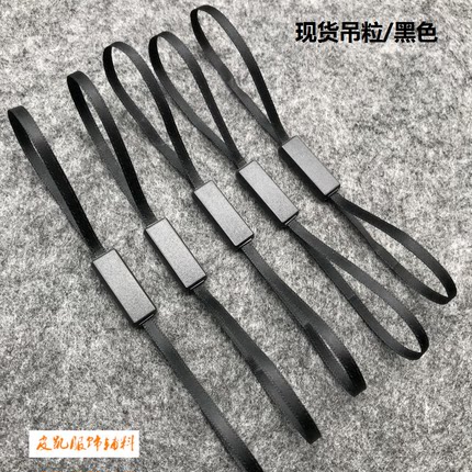 现货服装吊粒 缎带吊粒 通用丝带吊粒 空白吊粒 无Logo织带吊粒