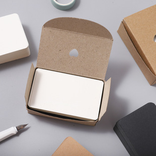 豆豆本的豆豆卡手写卡片空白单词卡白卡纸专用纸手工书做单词书