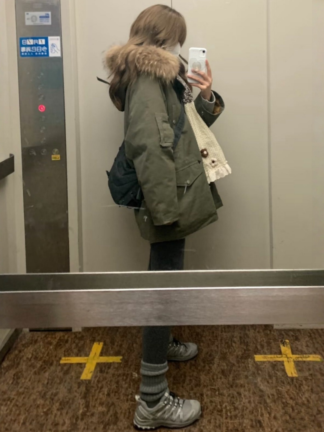 2025年冬季新款工装羽绒棉服女棉衣小个子高级感大毛领派克服外套