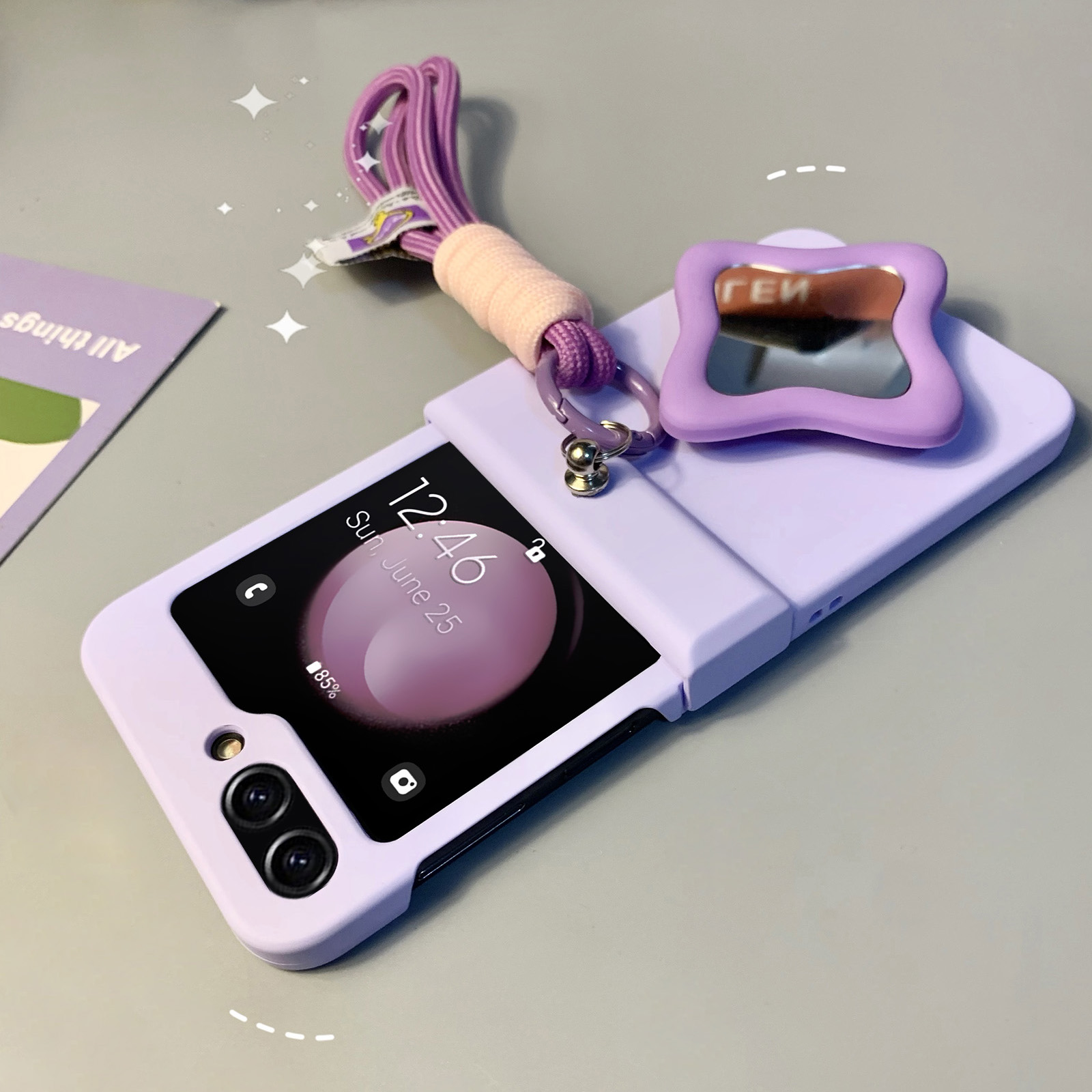 三星zflip4/5磨砂全包手机壳