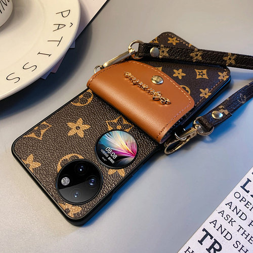 适用花纹p50/pockets复古手机壳