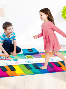 儿童脚踏电子琴跳舞宝宝脚踩钢琴毯男女孩早教益智音乐毯玩具3-8