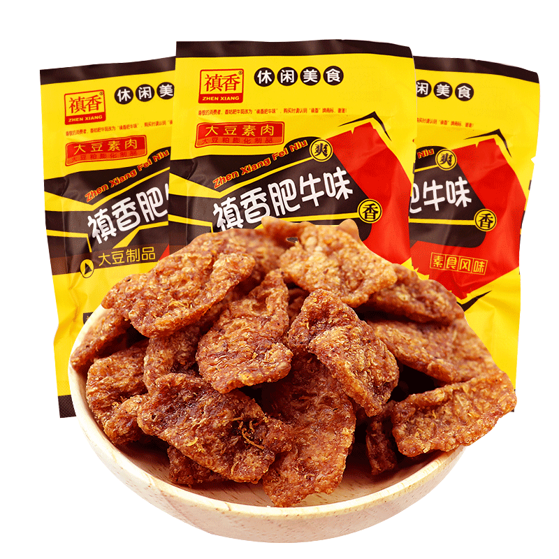 禛香香菇肥牛味真香大豆可以吃很